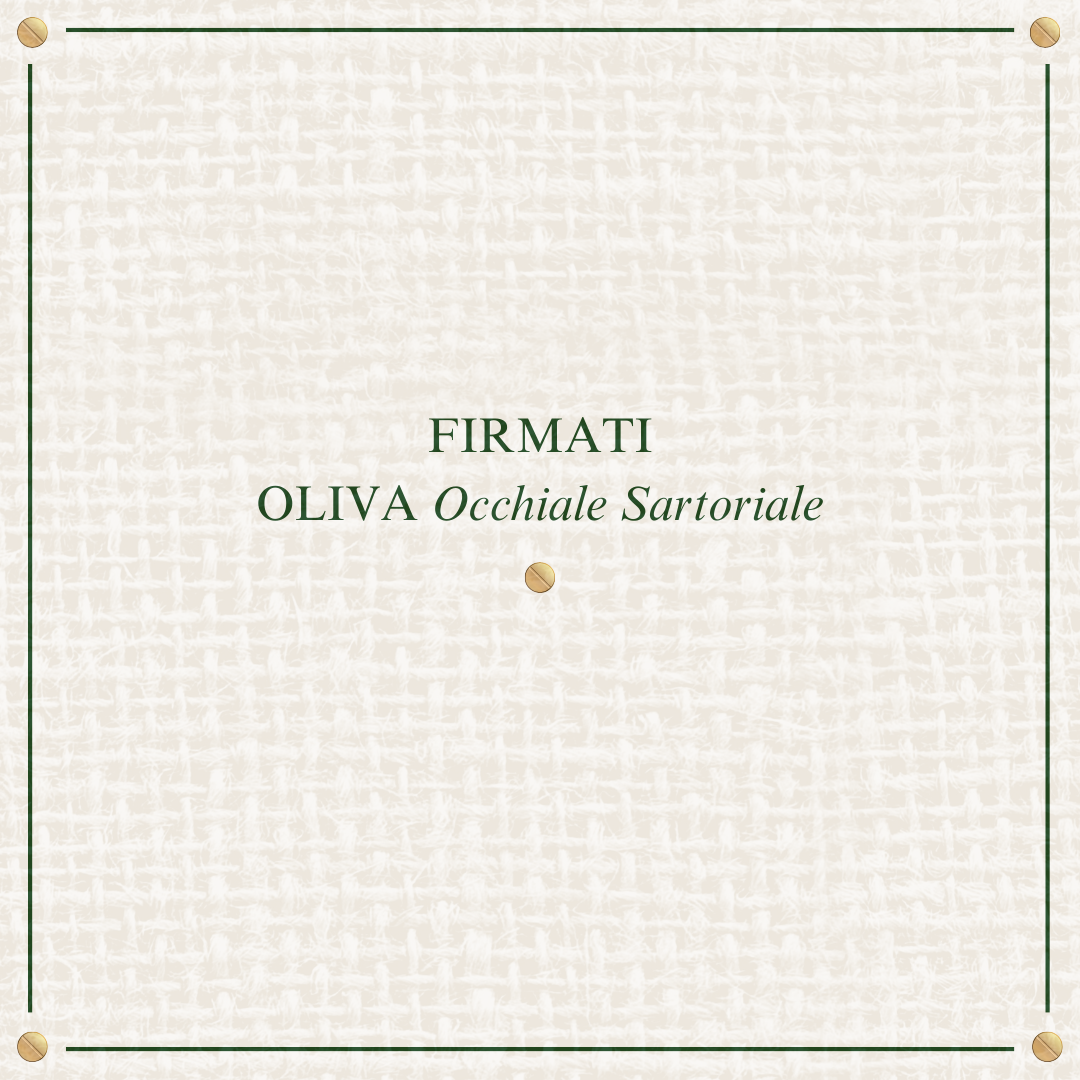 Firmati Oliva Occhiale sartoriale